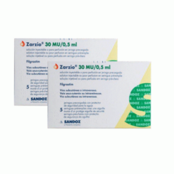Thuốc Zarzio 30 MU/0.5ml rút ngắn thời gian giảm mạch cầu trung tính và giảm tai biến sốt trong điều trị ung thư (5 cái)