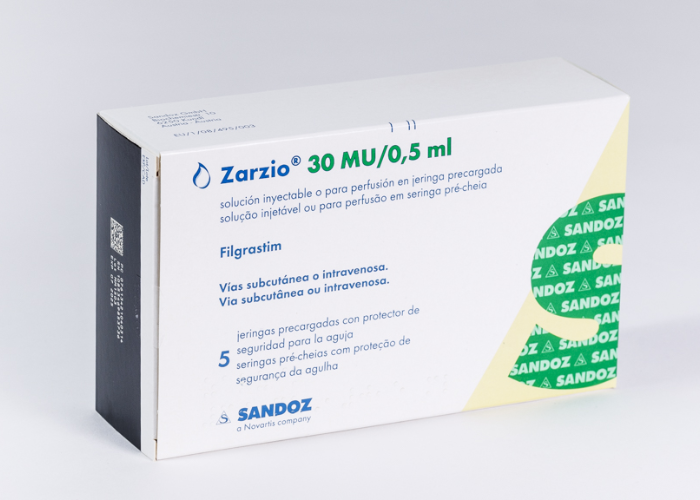 Thuốc Zarzio 30 MU/0.5ml rút ngắn thời gian giảm mạch cầu trung tính và giảm tai biến sốt trong điều trị ung thư (5 cái)