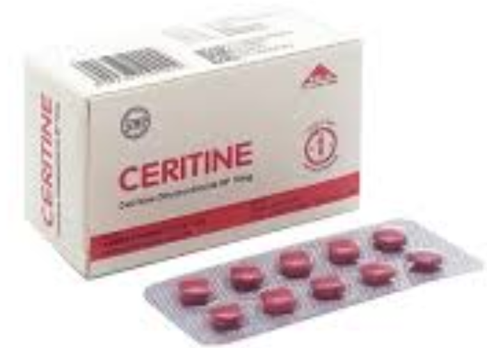 Thuốc Ceritine 10mg điều trị dị ứng