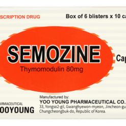 Thuốc Semozine Capsule 80mg YooYuong hỗ trợ dự phòng tái phát nhiễm khuẩn hô hấp (6 vỉ x 10 viên)