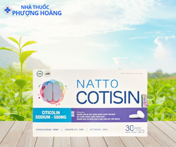 Viên uống Natto Cotisin cải thiện suy giảm trí nhớ và phục hồi sau tai biến (Hộp 30 viên)