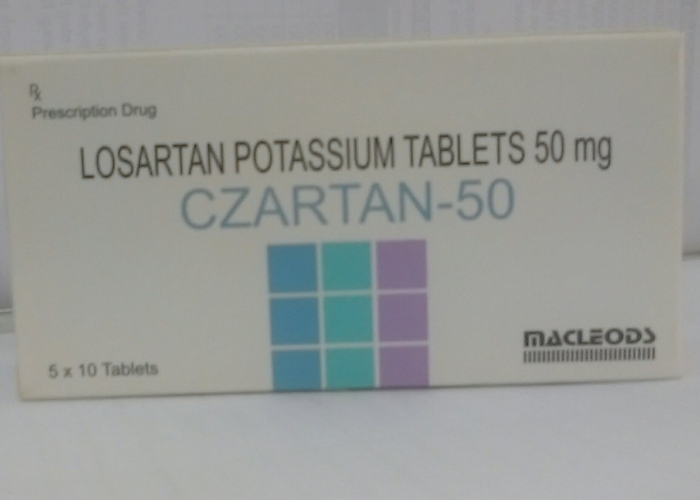 CZARTAN 50 điều trị huyết áp cao của người lớn (5 VỈ X 10 VIÊN)