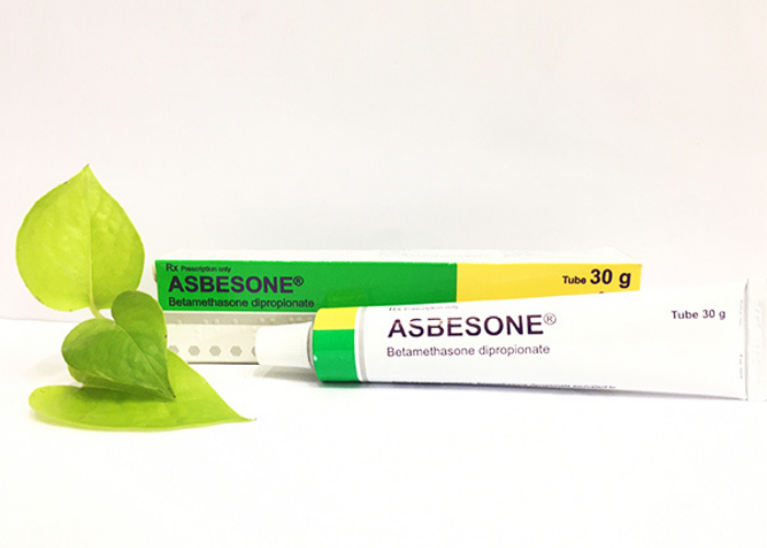 Kem bôi da Asbesone điều trị các bệnh eczema, viêm da, ngứa, lupus ban đỏ (30g)