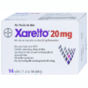 Thuốc Xarelto 20mg Bayer dự phòng đột quỵ và thuyên tắc mạch toàn thân (1 vỉ x 14 viên)