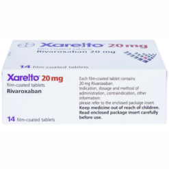 Thuốc Xarelto 20mg Bayer dự phòng đột quỵ và thuyên tắc mạch toàn thân (1 vỉ x 14 viên)