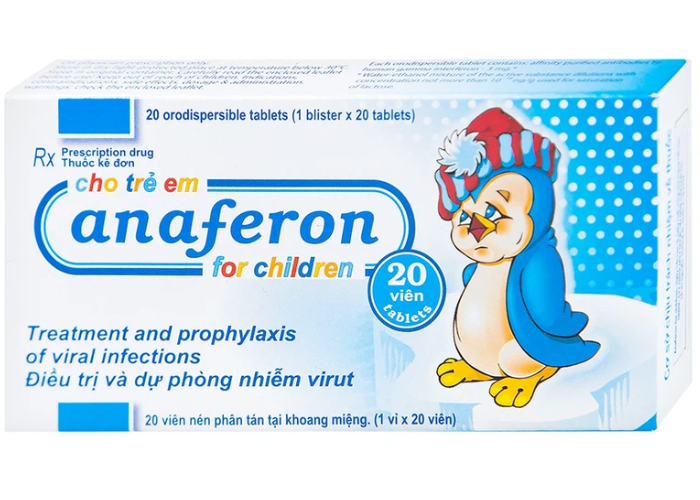 Thuốc Anaferon For Children Materia điều trị và dự phòng nhiễm virus (1 vỉ x 20 viên)