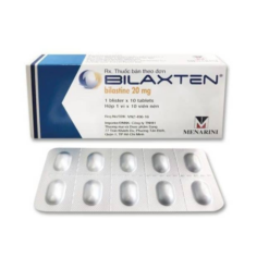Thuốc Bilaxten 20mg Menarini điều trị viêm mũi dị ứng, mày đay (1 vỉ x 10 viên)