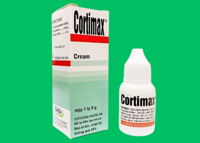 Thuốc Cortimax 8g Detapham điều trị các bệnh da dị ứng