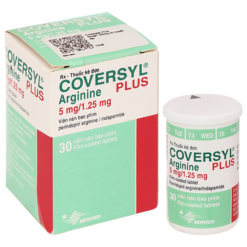 Thuốc Coversyl Plus 5mg/1.25mg Servier điều trị tăng huyết áp (30 viên)