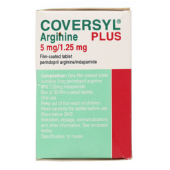 Thuốc Coversyl Plus 5mg/1.25mg Servier điều trị tăng huyết áp (30 viên)