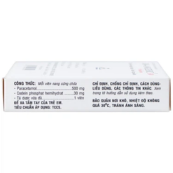 Thuốc Di-Angesic 30 Codein Tv.Pharm giảm đau cấp tính mức độ trung bình (2 vỉ x 10 viên)