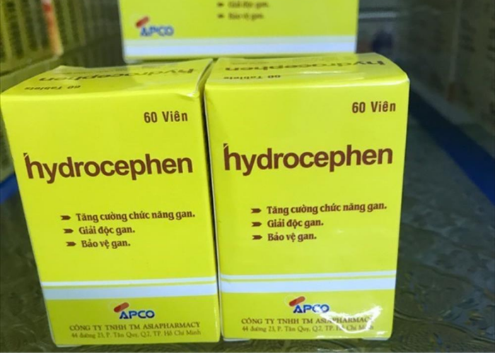 Thuốc Hydrocephen APCO hỗ trợ thanh nhiệt, giải độc gan (Hộp 10 vỉ x 10 viên)