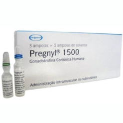 Thuốc Pregnyl hỗ trợ điều trị bệnh vô sinh, hiếm muộn ở cả nam giới và nữ giới (Hộp 3 ống dung môi, 3 ống bột)