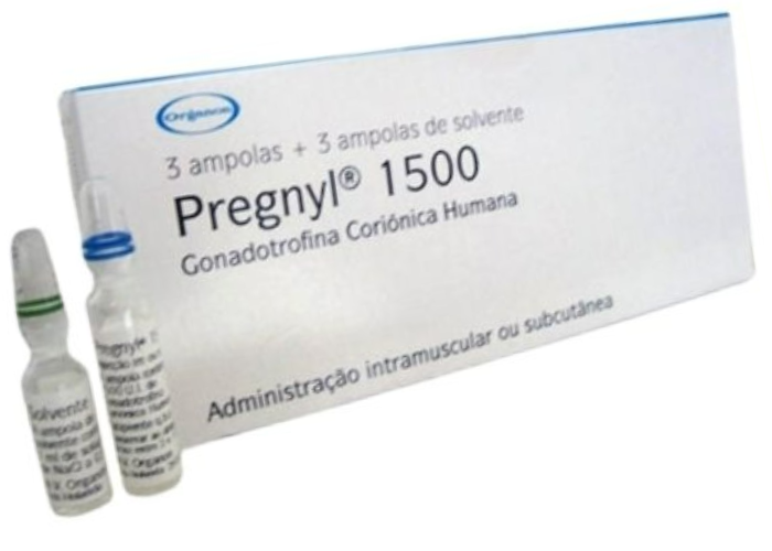 Thuốc Pregnyl hỗ trợ điều trị bệnh vô sinh, hiếm muộn ở cả nam giới và nữ giới (Hộp 3 ống dung môi, 3 ống bột)