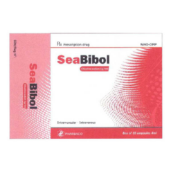 Thuốc Seabibol 1g/4ml Pharbaco điều trị chấn thương sọ não (Hộp 10 ống)