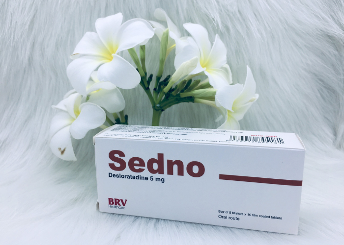 Thuốc Sedno BV Pharma trị viêm mũi dị ứng, mày đay (1 vỉ x 10 viên) 