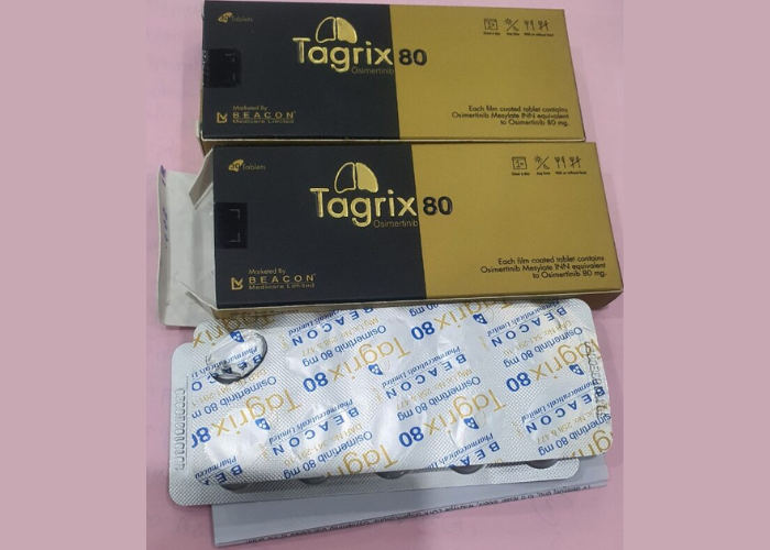 Thuốc Tagrix 80 BEACON điều trị ung thư phổi (Hộp 30 viên)