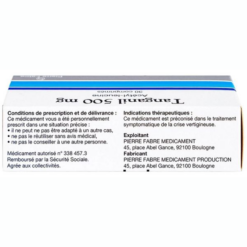 Thuốc Tanganil 500mg Pierre Fabre điều trị cơn chóng mặt (3 vỉ x 10 viên)
