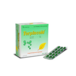 Thuốc Terpincold Hà Tây giảm ho khan và ho do ngứa cổ (6 vỉ x 15 viên)