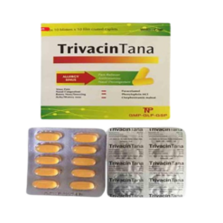 Thuốc Trivacin Tana Tpharco giảm đau hạ sốt (10 vỉ x 10 viên)