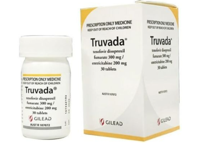 Thuốc Truvada 200mg/245mg ngăn ngừa, dự phòng lây nhiễm HIV (Hộp 30 viên)