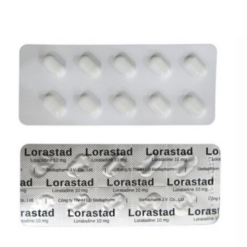 Viên nén Lorastad 10 Tab Stella giảm viêm mũi và mày đay mạn tính (2 vỉ x 10 viên)