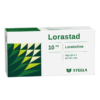 Viên nén Lorastad 10 Tab Stella giảm viêm mũi và mày đay mạn tính (2 vỉ x 10 viên)
