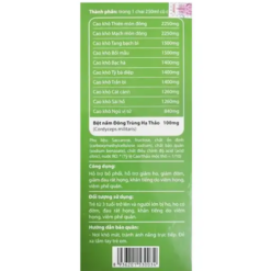Bối Mẫu Bổ Phổi Nature Hoà Bình 250ml giúp giảm ho, khan tiếng, viêm phế quản