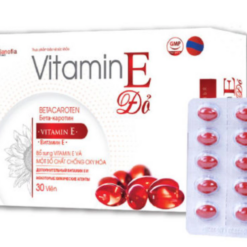 Viên uống vitamin E đỏ Sanofi 400IU hộp 30 viên của Nga giúp trắng da, chống lão hóa