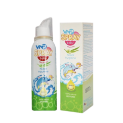 Dung dịch nước muối biển VNP SPRAY BABY Khuynh Diệp điều trị nghẹt mũi sổ mũi (Chai 100 ml)