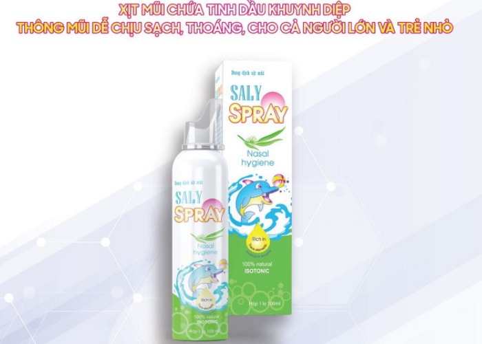  Dung dịch nước muối biển VNP SPRAY BABY Khuynh Diệp điều trị nghẹt mũi sổ mũi (Chai 100 ml)