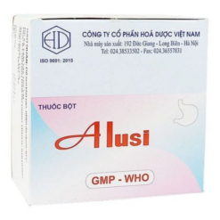 Thuốc bột Alusi Hóa Dược điều trị viêm loét dạ dày (Hộp 25 gói x 5g)