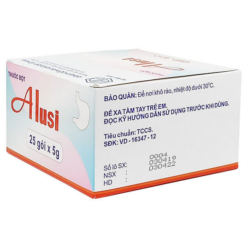 Thuốc bột Alusi Hóa Dược điều trị viêm loét dạ dày (Hộp 25 gói x 5g)