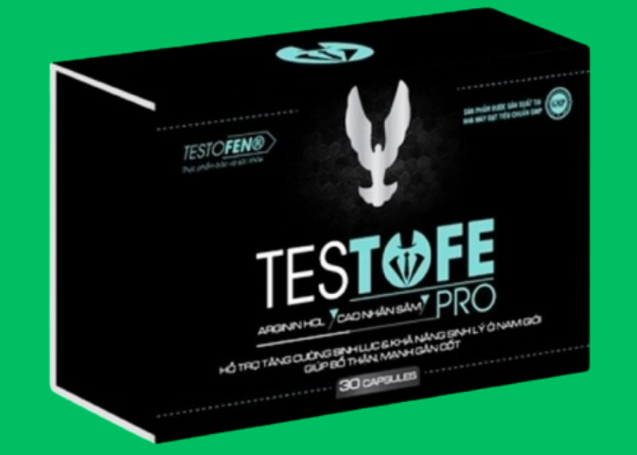 Viên uống bổ thận Testofe Pro Esicopharma giúp bổ thận và tăng cường sức khỏe gân cốt (3 vỉ x 10 viên)