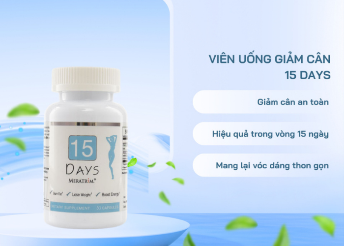 Viên uống giảm cân 15 Days Diet Nature Gift 60 viên