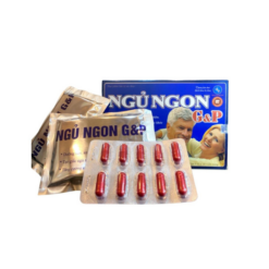 Viên uống ngủ ngon G&P giúp dưỡng tâm an thần (3 vỉ x 10 viên)