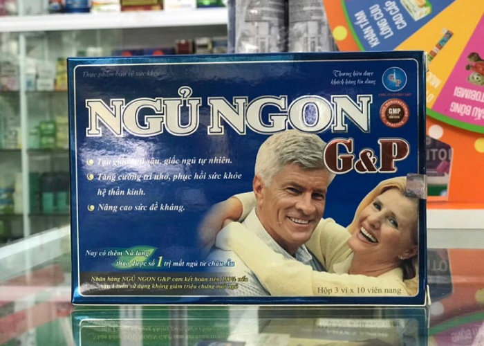 Viên uống ngủ ngon G&P giúp dưỡng tâm an thần (3 vỉ x 10 viên)