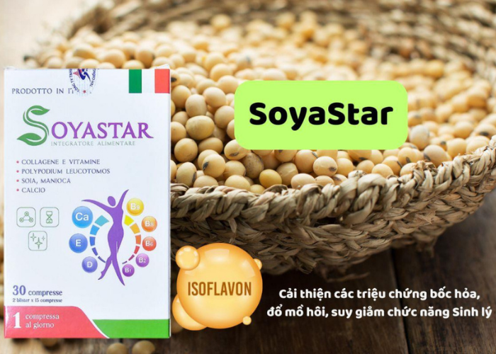 Viên Uống SoyaStar Gricar hỗ trợ cải thiện triệu mệt mỏi (4 vỉ x 15 viên)