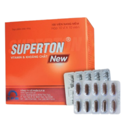 Viên uống Superton New SPM bổ sung vitamin và tăng cường sức đề kháng (Hộp 10 vỉ x 10 viên)