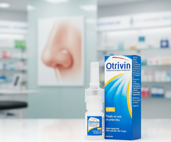 Bình xịt mũi Otrivin 0.05% giảm nghẹt mũi (Hộp 1 chai 10ml)