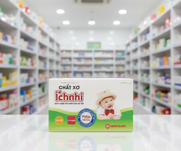 Chất xơ tự nhiên Ích Nhi giúp bé yêu chống lại táo bón (Hộp x 20 Gói x 4g)