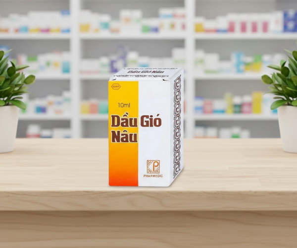 Dầu gió Nâu điều trị cảm cúm, sổ mũi, nghẹt mũi (Hộp 1 Chai x 10ml)
