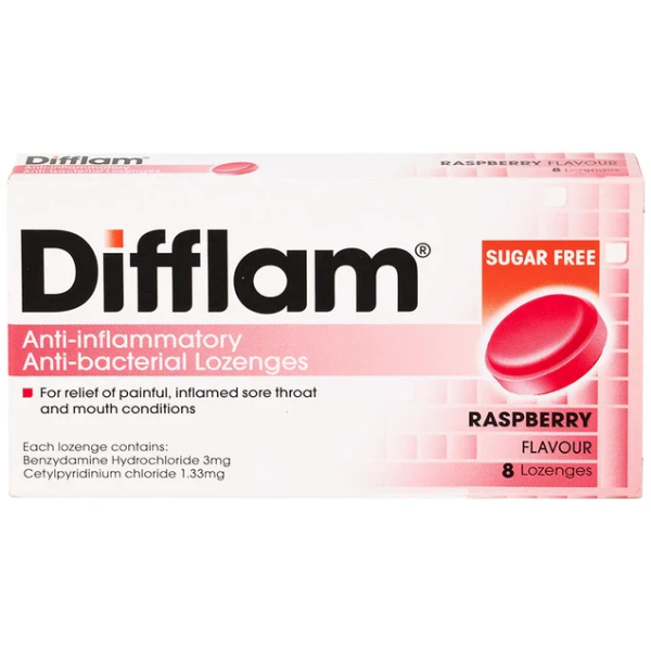 khang-viem-difflam-vi-qua-mam-xoi-giam-dau-hong Viên ngậm Difflam kháng viêm, giảm đau họng (Hộp 1 Vỉ x 8 Viên)