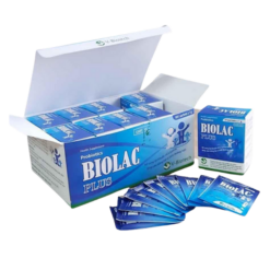 Men vi sinh Biolac Plus hỗ trợ tiêu hóa (Hộp 10 gói x 1g)