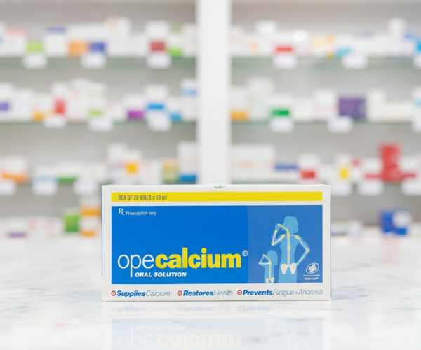 Opecalcium dự phòng và điều trị thiếu vitamin, mệt mỏi, chán ăn (Hộp 20 Ống x 10ml)