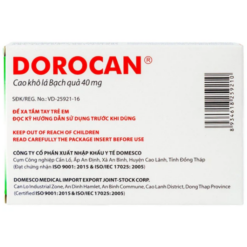 thuoc dorocan 40mg dieu tri roi loan chu y va tri nho hop 3 vi x 10 vien 2