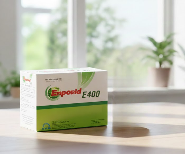 Thuốc Enpovid E400 bổ sung vitamin E, ngừa lão hóa (Hộp 10 Vỉ x 10 Viên)