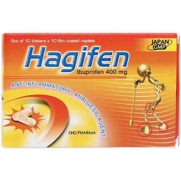 thuoc-hagifen-400mg-khang-viem-giam-dau-hop-10-vi-x-10-vien (2) Thuốc Hagifen 400mg kháng viêm, giảm đau (Hộp 10 Vỉ x 10 Viên)
