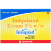 Thuốc Imiquad Cream 5% hỗ trợ điều trị mụn cóc (Hộp 3 Gói x 0.25g)