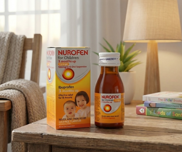 Thuốc Nurofen for children hạ sốt, giảm đau răng, đau tai, đau họng (Hộp 1 chai 60ml)